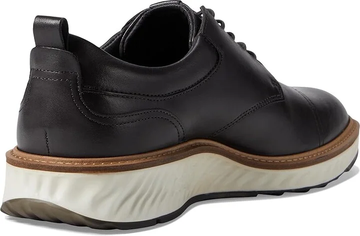 ECCO ST.1 Hybrid Cap Toe Oxford Men's Shoes Magnet : EU 39 (US Men's 5-5.5) D - Medium, Leather - Image 4