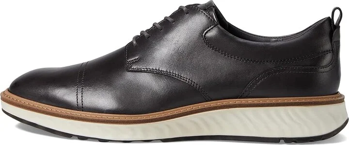 ECCO ST.1 Hybrid Cap Toe Oxford Men's Shoes Magnet : EU 39 (US Men's 5-5.5) D - Medium, Leather - Image 6