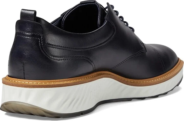 ECCO ST.1 Hybrid Cap Toe Oxford Men's Shoes Marine : EU 44 (US Men's 10-10.5) D - Medium, Leather - Image 4