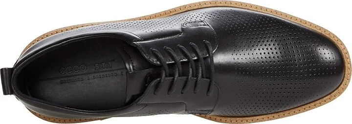 ECCO ST.1 Hybrid Dress Perforated Men's Shoes Black Cow Nubuck : EU 40 (US Men's 6-6.5) M - Image 2