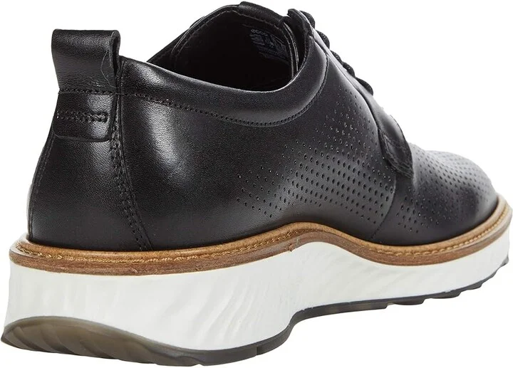 ECCO ST.1 Hybrid Dress Perforated Men's Shoes Black Cow Nubuck : EU 40 (US Men's 6-6.5) M - Image 4