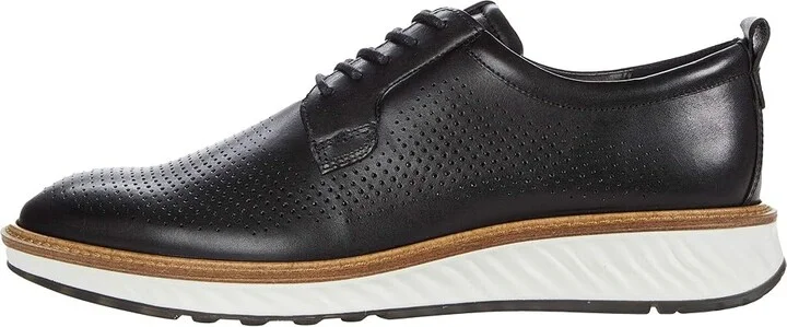 ECCO ST.1 Hybrid Dress Perforated Men's Shoes Black Cow Nubuck : EU 40 (US Men's 6-6.5) M - Image 6