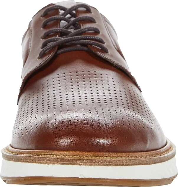 ECCO ST.1 Hybrid Dress Perforated Men's Shoes Cognac Full Grain Leather : EU 39 (US Men's 5-5.5) M - Image 5