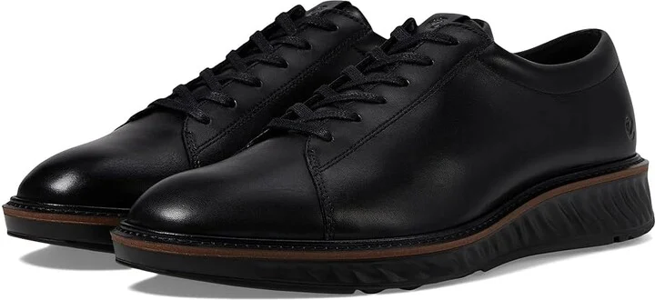 ECCO ST.1 Hybrid Luxury Dress Sneakers Men's Lace Up Wing Tip Shoes Black : EU 43 (US Men's 9-9.5) M, Leather