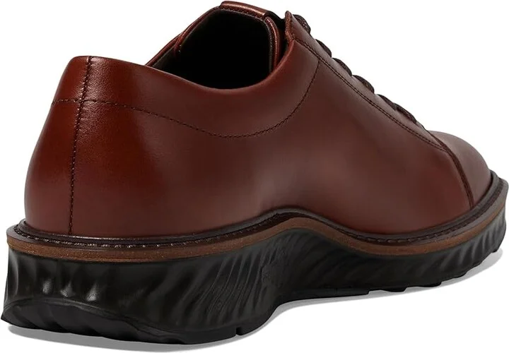 ECCO ST.1 Hybrid Luxury Dress Sneakers Men's Lace Up Wing Tip Shoes Cognac : EU 39 (US Men's 5-5.5) M, Leather - Image 4