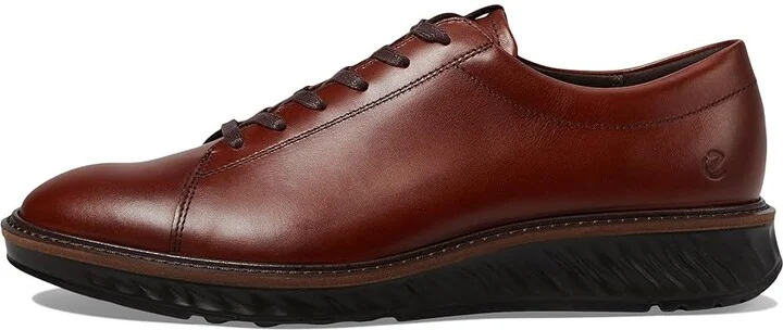 ECCO ST.1 Hybrid Luxury Dress Sneakers Men's Lace Up Wing Tip Shoes Cognac : EU 39 (US Men's 5-5.5) M, Leather - Image 6