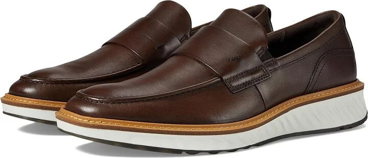 ECCO St.1 Hybrid Men's Lace Up Wing Tip Shoes Cocoa Brown : EU 42 (US Men's 8-8.5) D - Medium, Leather