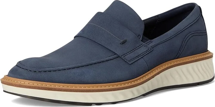 ECCO St.1 Hybrid Penny Loafer Men's Shoes Night Sky : EU 40 (US Men's 6-6.5) M, Leather - Image 5