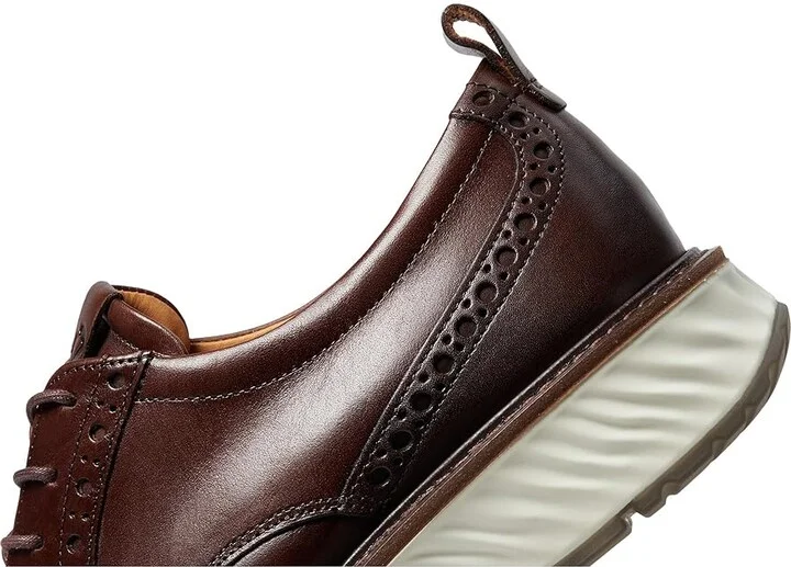 ECCO ST1 Hybrid Brogue Tie Men's Shoes Cocoa Brown : EU 40 (US Men's 6-6.5) M, Leather - Image 4