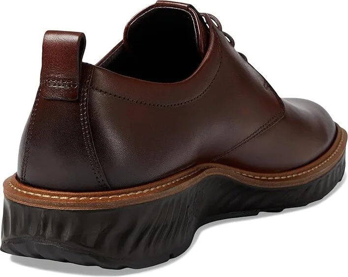 ECCO ST1 Hybrid Plain Toe Tie Men's Shoes Cognac : EU 39 (US Men's 5-5.5) M, Leather - Image 5