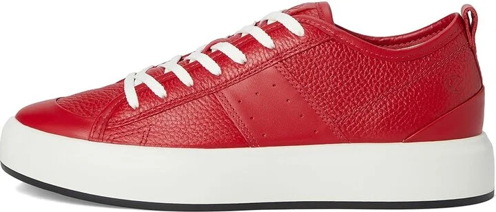 ECCO Street Ace Sneaker Women's Shoes Chili Red/Chili Red : EU 38 (US Women's 7-7.5) M, Leather - Image 6