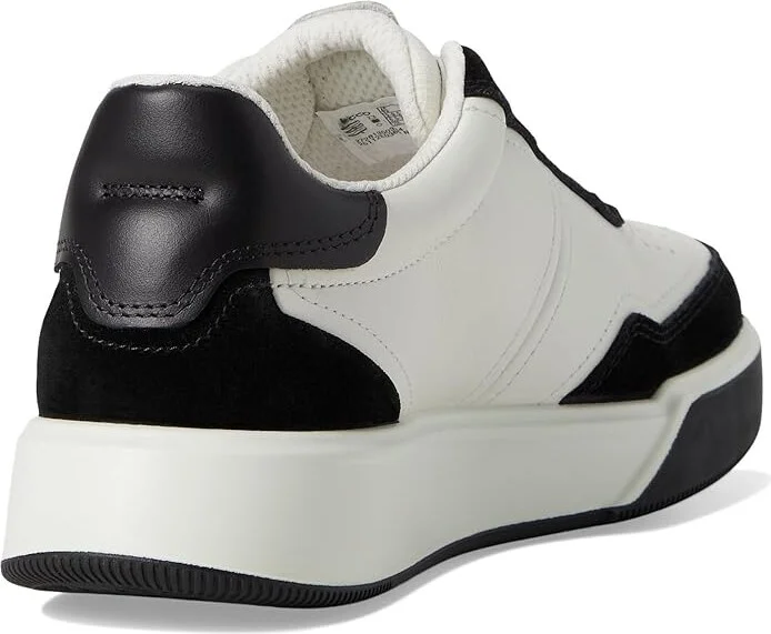 ECCO Street Court Sneaker Women's Shoes Black/White/Black : EU 42 (US Women's 11-11.5) M, Leather - Image 4