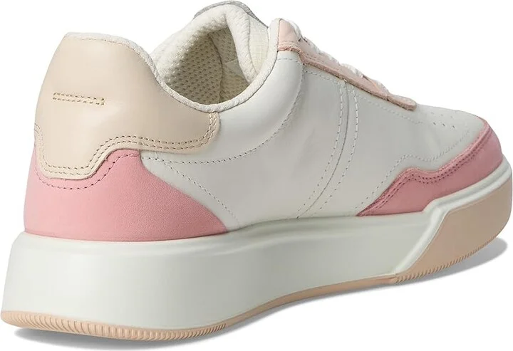 ECCO Street Court Sneaker Women's Shoes Old Rose/White/Rose Dust : EU 41 (US Women's 10-10.5) M, Leather - Image 4
