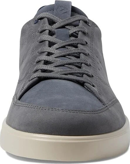 ECCO Street Lite Court Men's Shoes Moon Rock/Magnet/Steel/Marine : EU 40 (US Men's 6-6.5) D - Medium, Leather - Image 5