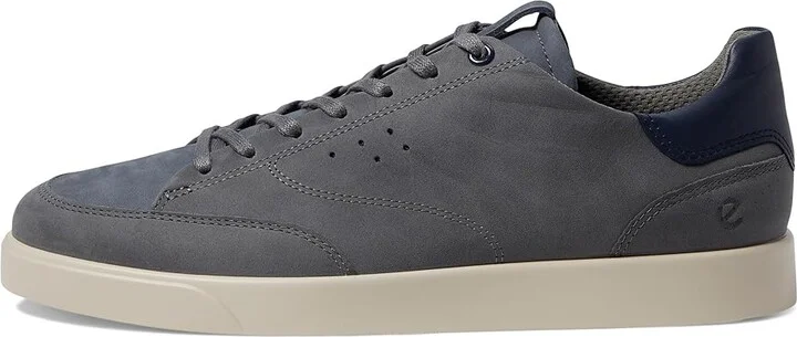 ECCO Street Lite Court Men's Shoes Moon Rock/Magnet/Steel/Marine : EU 40 (US Men's 6-6.5) D - Medium, Leather - Image 6