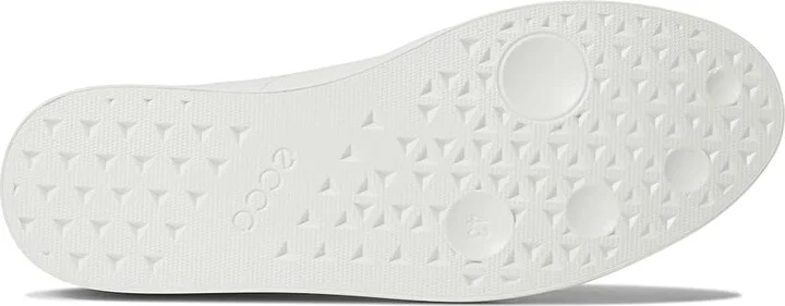 ECCO Street Lite Retro Sneaker Men's Shoes White/Gravel Cow Leather/Calf Suede : EU 42 (US Men's 8-8.5) D - Medium - Image 3