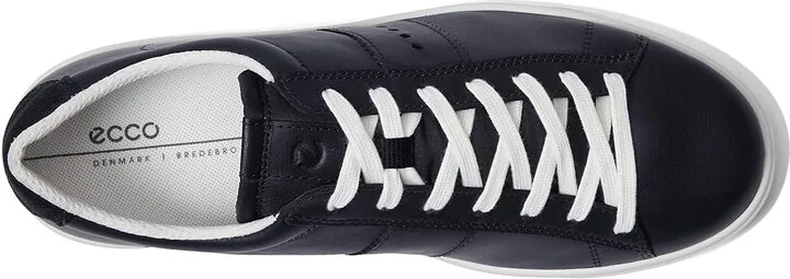 ECCO Street Lite Retro Sneaker Women's Shoes Black/Black : EU 38 (US Women's 7-7.5) M, Leather - Image 2