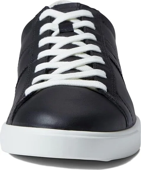 ECCO Street Lite Retro Sneaker Women's Shoes Black/Black : EU 38 (US Women's 7-7.5) M, Leather - Image 5