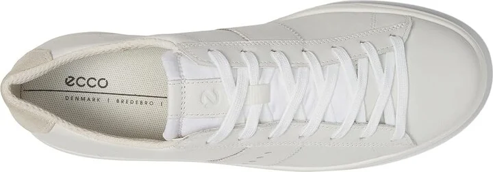 ECCO Street Lite Retro Sneaker Women's Shoes White/Shadow/White : EU 36 (US Women's 5-5.5) M, Leather - Image 2