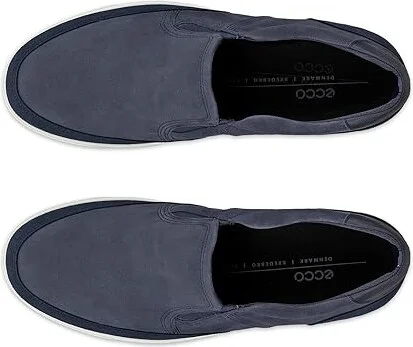 ECCO Street Lite Slip On Men's Shoes Marine/Marine/Night Sky : EU 42 (US Men's 8-8.5) D - Medium, Leather - Image 2