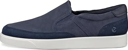 ECCO Street Lite Slip On Men's Shoes Marine/Marine/Night Sky : EU 42 (US Men's 8-8.5) D - Medium, Leather - Image 6