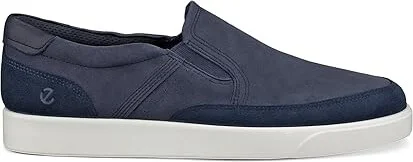 ECCO Street Lite Slip On Men's Shoes Marine/Marine/Night Sky : EU 42 (US Men's 8-8.5) D - Medium, Leather - Image 7