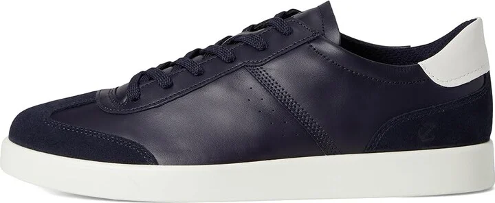 ECCO Street Lite Vintage Sneaker Men's Shoes Night Sky/Night Sky/White : EU 43 (US Men's 9-9.5) M, Leather - Image 6