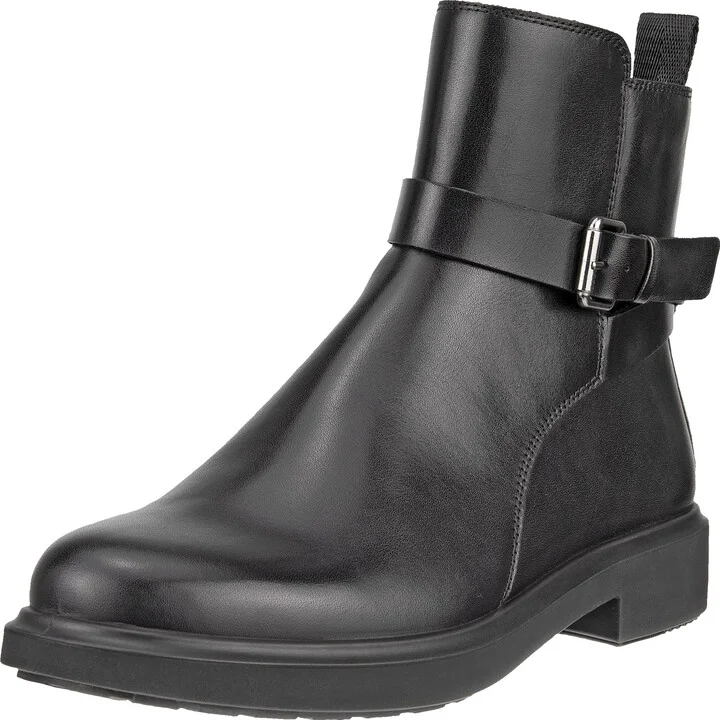ECCO Women's Amsterdam Waterproof Buckle Ankle Boot