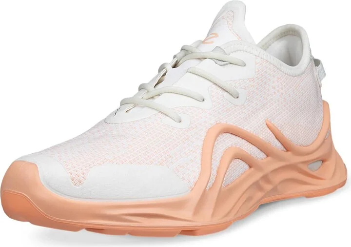 Bright White/Peach Nectar