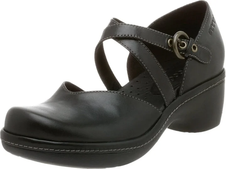 ECCO Women's Casual Clog Cross Strap