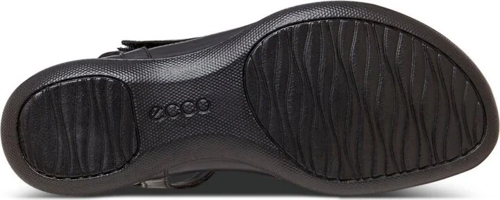 Ecco Women's Flash T Strap Sandal - Warm Gray Metallic, Moon Rock - Image 11