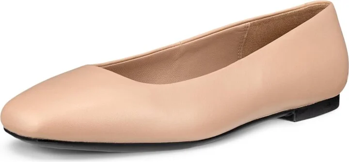 ECCO Women's Margot Plain Toe Ballerina Ballet Flat