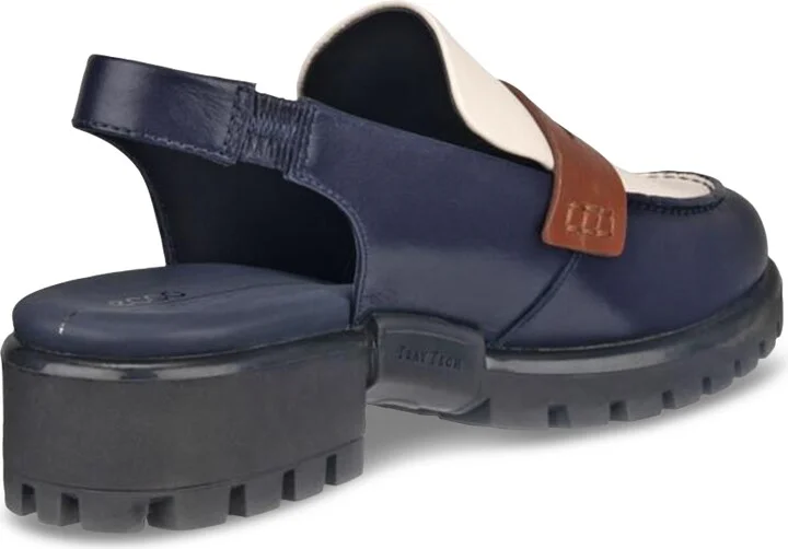 Ecco Women's Modtray Slingback Loafers - Night Sky, Limestone, Mink - Image 3