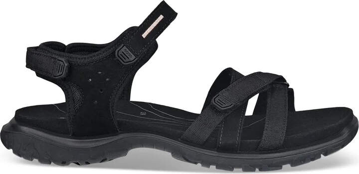 Ecco Women's Offroad Roam Sandals - Black, Black - Image 2