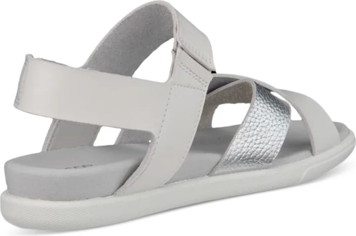 Ecco Women's Samara Sandals - White, Pure Silver - Image 3