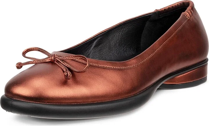 ECCO Women's Sculpted Luxe Ballerina Bow Ballet Flat
