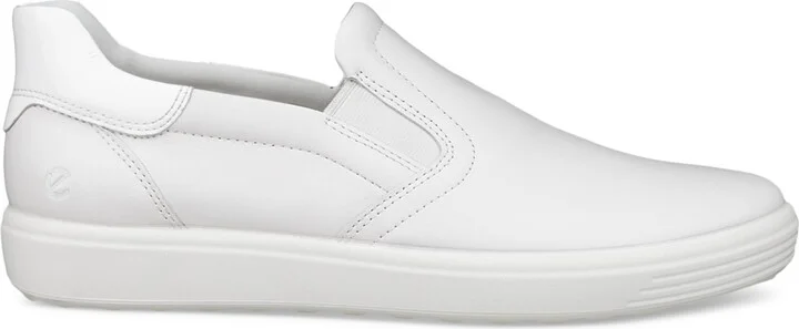 Ecco Women's Soft 7 Easy Slip-On Sneakers - White, Patent White - Image 2