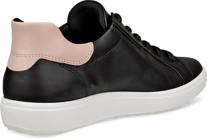 Ecco Women's Soft 7 Easy Slip Tie Sneakers - Black, Rose Dust - Image 3