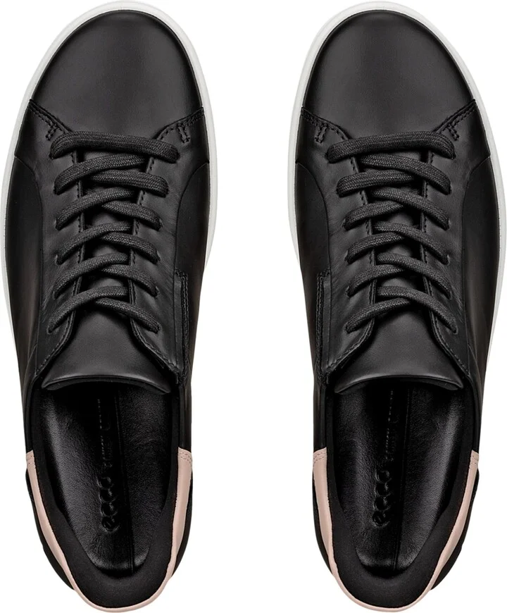 Ecco Women's Soft 7 Easy Slip Tie Sneakers - Black, Rose Dust - Image 4