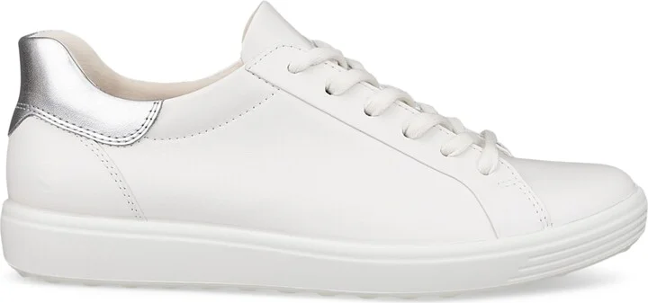 Ecco Women's Soft 7 Easy Slip Tie Sneakers - Black, Rose Dust - Image 6