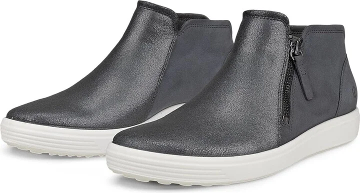 ECCO Women's Soft 7 Side Zip Bootie Sneaker