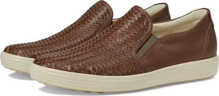 ECCO Women's Soft 7 Woven Slip on 2.0 Sneaker