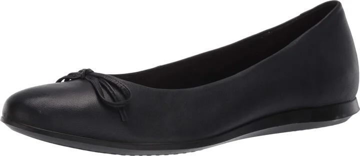 ECCO womens Touch Ballerina Bow 2.0 Ballet Flat