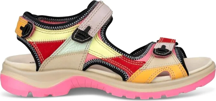 Ecco Women's Yucatan Patchwork Sandals - Image 5