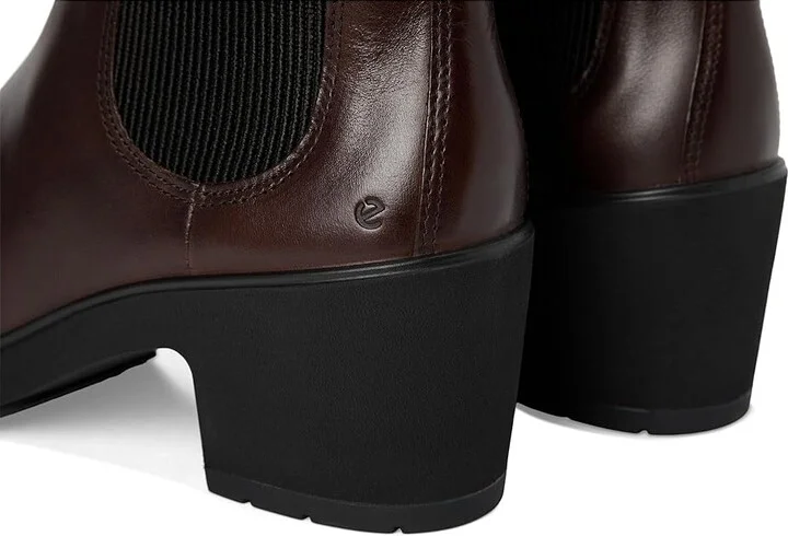 ECCO Zurich Buckle Ankle Boot Women's Boots Potting Soil : EU 39 (US Women's 8-8.5) M, Leather - Image 7