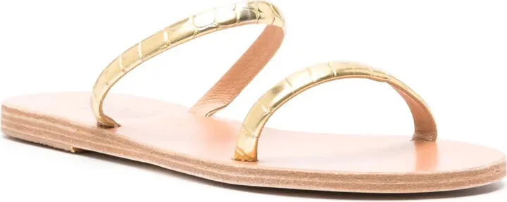 Echidna flat leather sandals - Image 2