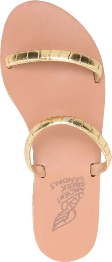Echidna flat leather sandals - Image 4