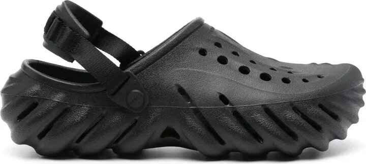 Echo logo-embossed clogs