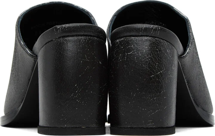 Eckhaus Latta Black Bowed Mules - Image 2