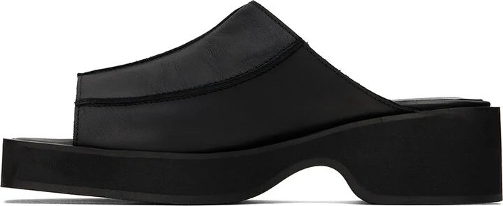 Eckhaus Latta Black Frame Mules - Image 3